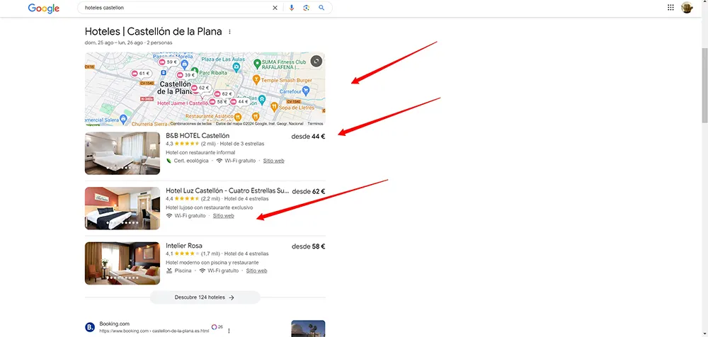 google-local-pack-hoteles